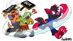 Rating: s
ID: 2402854
Date: 2020-09-08 19:28:49 -0400
Status: active
Score: -201
aardwolf alternative_fashion andromorph_(lore) anthro antifa antoons black_lives_matter bottomwear clothing communism digital_media_(artwork) emanata flag flag_(shape) flag_design flash_emanata gender_symbol group hammer_and_sickle happy hate_art head_hit hi_res hipster holding_object holding_sign homophobia hybrid hyena interrobang lgbt_pride lol_comments male mammal marflebark motion_lines motion_trail pain_stars path_lines plantigrade political_cartoon politics pride_color_flag pride_colors propaganda protest_sign protester racism rainbow_pride_colors rainbow_symbol running scalie shorts sign signpost star star_polygon star_symbol surprise symbol transgender_pride_colors transgender_symbol transphobia trio unavailable_at_source post #2402854