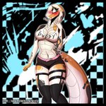 Rating: s
ID: 5340622
Date: 2025-01-30 13:52:11 -0500
Status: active
Score: 27
1:1 anthro avery_(silvetz) ball_python blush blush_lines bottomwear breasts clothed clothing colored eyebrows eyeliner female fingers hi_res highlights_(coloring) legwear makeup mascara navel non-mammal_breasts non-mammal_navel python python_(genus) reptile scales scalie shaded shirt shorts silvetz snake solo tail text text_on_clothing text_on_shirt text_on_topwear thick_thighs thigh_highs tongue tongue_out topwear ventral_scales watermark white_body wide_hips post #5340622