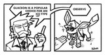 Rating: s
ID: 3428883
Date: 2022-07-05 02:34:56 -0400
Status: active
Score: 147
2koma 3_toes 5_fingers advos alternating_focus ambiguous_gender artist_name baseball_cap black_and_white canid clock clothed clothing comic dialogue digit_ring digital_media_(artwork) duo ear_piercing eeveelution english_text eyebrows eyes_closed facial_hair feet feral fingers fur generation_4_pokemon glaceon hair hat headgear headwear hi_res human jewelry linked_speech_bubble male mammal monochrome mustache nintendo one_page_comic piercing pokemon pokemon_(species) pokemon_professor polygonal_speech_bubble professor_rowan raised_eyebrow ring shirt simple_background sparkles species_in_dialogue speech_bubble text text_emphasis text_on_clothing text_on_hat text_on_headwear toe_ring toes topwear two_panel_image underline watch wristwatch post #3428883