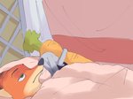Rating: s
ID: 2292185
Date: 2020-06-13 05:29:59 -0400
Status: active
Score: 50
2020 ah_yes._me._my_girlfriend. anthro bed bedding black_nose blanket canid canine clothed clothing disney duo european_rabbit female fox fur furniture green_eyes grey_body grey_fur half-closed_eyes judy_hopps lagomorph leporid lying male mammal meme narrowed_eyes nick_wilde okura_0426 on_back on_bed orange_body orange_fur oryctolagus pillow plushie rabbit red_fox true_fox under_covers zootopia post #2292185