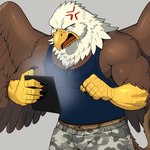 Rating: s
ID: 5540654
Date: 2025-04-30 23:42:54 -0400
Status: active
Score: 14
2025 5_fingers angry anthro avian avian_arms beak biped bloodshot_eyes bodily_fluids bottomwear brown_body brown_fur brown_tail brown_wings camo camo_bottomwear camo_clothing camo_pants camo_print clothed clothing crop_top cross-popping_vein crying digital_drawing_(artwork) digital_media_(artwork) feathers feet fingers fist front_view fully_clothed fur grey_background gryphon hi_res holding_tablet luke_(minotaur_hotel) male midriff minotaur_hotel mythological_avian mythological_creature mythology navel open_beak open_mouth pants pattern_bottomwear pattern_clothing pattern_pants pecs politics shirt simple_background skyskater solo spread_wings standing tablet tail talons tears toes tongue topwear upset white_body white_feathers wings yellow_beak post #5540654
