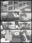 Rating: s
ID: 1697434
Date: 2018-11-04 01:11:50 -0500
Status: active
Score: 241
3:4 anthro bed black_border border canid canine clothed clothing comic dialogue digital_media_(artwork) duo electronics elise_(glopossum) english_text eyewear felid furniture glasses glopossum greyscale inside junip male mammal monochrome open_mouth outside phone sleeping smile text post #1697434