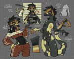 Rating: s
ID: 3698583
Date: 2022-11-18 12:04:18 -0500
Status: active
Score: 31
2022 anthro black_body black_hair black_scales bottomwear claws clothed clothed_anthro clothed_male clothing color_swatch colored digital_drawing_(artwork) digital_media_(artwork) english_text featureless_crotch hair headshot_portrait highlights_(coloring) knife lace_monitor lighter lizard lizard_tail long_tail long_tongue looking_at_viewer male male_anthro markings mastectomy_scar model_sheet monitor_lizard mugshot multiple_poses nude nude_anthro nude_male orange_eyes orange_hair orange_spots paint portrait pose pri reptile scales scalie scar simple_background solo spots spotted_body spotted_scales spray_paint spray_paint_can standing switchblade_knife tail text three-quarter_portrait three-quarter_view tongue tongue_out topwear tracksuit trans_(lore) trans_man_(lore) yellow_spots zin0 post #3698583