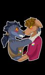 Rating: s
ID: 2644761
Date: 2021-03-08 09:20:29 -0500
Status: active
Score: 11
accessory ally_(zer0rebel4) alpha_channel anthro blue_body blue_feathers blue_hair blue_markings blue_scales blush brown_body brown_clothing brown_eyes brown_fur brown_hair brown_shirt brown_topwear canid canine canis clothing digital_media_(artwork) dinosaur dromaeosaurid duo feather_hair feathered_dinosaur feathered_scalie feathers female fur grin hair half-length_portrait hi_res hybrid lgbt_pride male male/female mammal markings marshall_(zer0rebel4) mythological_canine mythological_creature mythology orange_eyes orange_sclera pansexual_pride_colors pin_accessory pin_button ponytail portrait prehistoric_species pride_colors pride_pin pseudo_hair red_clothing red_shirt red_topwear reptile scales scalie sharp_teeth shirt smile stripes teeth theropod topwear velociraptor werecanid werecanine werecreature werewolf yellow_sclera zer0rebel4 post #2644761