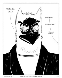 Rating: s
ID: 5671844
Date: 2025-06-27 18:27:11 -0400
Status: active
Score: 5
2025 4:5 absurd_res anthro avian beak bird black_beak black_clothing black_jacket black_topwear border clothing collared_jacket comic dialogue english_text eye_veins eyebrows greyscale hi_res jacket maccaw_(sharkinthepark) male monochrome owl pupils sharkinthepark shirt simple_background small_pupils solo text topwear water_drop wet white_background white_border white_clothing white_shirt white_topwear post #5671844