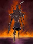 Rating: s
ID: 4200993
Date: 2023-07-29 15:39:02 -0400
Status: active
Score: 20
2022 3:4 3_fingers 6_eyes absurd_res ambiguous_gender armor artist_name bone bone_spikes bottomwear bronze_(metal) cannon clothing colored digital_drawing_(artwork) digital_media_(artwork) eddybird english_text fingers fire flamethrower flamethrower_arm foot_in_water front_view glowing glowing_markings greek_fire group head_impalement hi_res hose humanoid impalement machine macro markings mecha multi_eye not_furry orange_background partially_submerged portrait pseudo_clothing ranged_weapon robot robot_humanoid scp-2406 scp_foundation sea shoulder_pads signature simple_background skirt solo_focus spike_(object) text three-quarter_portrait walking walking_in_water water weapon white_glow post #4200993