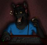 Rating: s
ID: 682744
Date: 2015-07-02 18:54:57 -0400
Status: active
Score: 2
2015 alcohol anthro beer beverage buzzed canid canine canis clothed clothing computer darkwolf_(darkwolfdemon) drunk electronics food fur hair headgear headphones headset hi_res keyboard lets lets_play lilythekitsune looking_at_viewer male mammal microphone open_mouth playing scar shirt silly smile solo substance_intoxication topwear wolf yellow_eyes post #682744