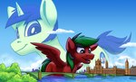 Rating: s
ID: 3773678
Date: 2022-12-26 14:31:26 -0500
Status: active
Score: 6
2022 big_ben black_hair black_tail blue_eyes blue_hair blue_tail castle city cloud crimson_fall_(oc) cutie_mark digital_media_(artwork) duo equid equine fan_character feathered_wings feathers feral green_body green_hair green_tail hair hasbro hi_res horn kosmos_(oc) landmark london looking_down macro male mammal multicolored_hair multilevel_macro my_little_pony mythological_creature mythological_equine mythology palace_of_westminster pegasus red_body red_feathers size_difference smile tail tsitra360 two_tone_hair two_tone_tail unicorn unicorn_horn united_kingdom water wings post #3773678