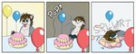 Rating: s
ID: 2993706
Date: 2021-10-26 13:20:51 -0400
Status: active
Score: 54
2021 5_fingers american_opossum anthro balloon balloon_popping birthday_cake brown_hair cake comic dessert different_sound_effects fingers food fur grey_body grey_fur hair happy humor inflatable male mammal marmorexx marsupial onomatopoeia open_mouth playing_dead pop_(sound_effect) popping ruaidri_(character) solo sound_effects splurt spurting_sound_effect text virginia_opossum post #2993706