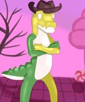 Rating: s
ID: 5461419
Date: 2025-03-28 06:59:47 -0400
Status: active
Score: 6
5:6 anthro clothing cowboy_hat crocodile crocodilian crossed_arms glitch_productions gummigoo_(tadc) hat headgear headwear hi_res jbond male reptile scalie solo the_amazing_digital_circus post #5461419