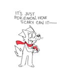 Rating: s
ID: 3170861
Date: 2022-02-11 12:08:27 -0500
Status: active
Score: 38
ambiguous_gender anthro canid canine clothing dialogue english_text hat headgear headwear hi_res holding_object mammal nintendo pokeball pokemon red_scarf scarf simple_background solo spot_color standing text twistcmyk white_background post #3170861