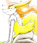 Rating: s
ID: 5338160
Date: 2025-01-29 10:10:25 -0500
Status: active
Score: 66
2025 ambiguous_gender anthro blush blush_lines braixen canid canine duo eiroru eyes_closed fur generation_6_pokemon headpat heart_symbol hi_res human inner_ear_fluff kneeling long_inner_ear_fluff mammal nintendo orange_body orange_fur pokemon pokemon_(species) simple_background tail tuft white_body white_fur yellow_body yellow_fur post #5338160