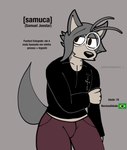 Rating: s
ID: 4809528
Date: 2024-05-26 21:17:51 -0400
Status: active
Score: 12
alternate_version_at_source anthro cactus_jack canid canine canis eyewear fur glasses grey_body grey_fur hi_res male mammal model_sheet portuguese_text samuca_(vincizinho) samucafujiwara solo tail text translated wolf post #4809528