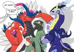 Rating: s
ID: 3753804
Date: 2022-12-16 07:45:08 -0500
Status: active
Score: 273
ancient_pokemon anjing_kampuss apex_build_koraidon blush cyclizar dialogue flirting future_pokemon generation_9_pokemon group hand_on_hip hand_on_leg hi_res koraidon legendary_pokemon looking_at_another miraidon nintendo paradox_pokemon pokemon pokemon_(species) simple_background size_difference threesome_invitation trio ultimate_mode_miraidon white_background post #3753804