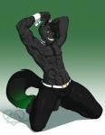 Rating: s
ID: 1277288
Date: 2017-07-15 20:19:05 -0400
Status: active
Score: 9
2017 abs anthro barefoot belt biped black_body black_fur black_hair body_hair bottomwear bow_(feature) bow_tie canid canine chest_hair chippendales clothed clothing collar cuff_links digital_media_(artwork) ear_piercing eyebrow_piercing facial_piercing feet fur green_body green_eyes green_fur green_hair grin hair hands_above_head happy_trail hi_res kittydee kneeling lip_piercing looking_at_viewer male mammal multicolored_body multicolored_fur multicolored_hair navel nipple_piercing nipples pants piercing shaded smile solo tattoo teeth topless two_tone_body two_tone_fur two_tone_hair post #1277288