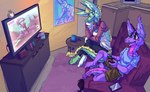 Rating: s
ID: 5069837
Date: 2024-09-23 17:46:59 -0400
Status: active
Score: 10
2021 anthro bridge_piercing clothing controller doran_(prettyparty) dragon duo ear_piercing earth_dragon electronics eyebrow_piercing facial_piercing female female_anthro furniture game_controller hi_res inside living_room male male_anthro multiple_piercings mythological_creature mythological_scalie mythology nose_piercing piercing prettyparty scalie sofa tallie_(prettyparty) television trans_(lore) trans_man_(lore) trans_woman_(lore) video_game_reference post #5069837