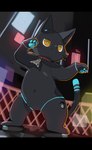 Rating: s
ID: 3989850
Date: 2023-04-13 13:55:16 -0400
Status: active
Score: 176
2023 808_(hi-fi_rush) ambiguous_gender anthro black_body black_fur blue_markings blue_pawpads blue_pupils collar collar_tag digital_media_(artwork) dipstick_tail domestic_cat felid feline felis fur half-closed_eyes hi-fi_rush hi_res looking_at_viewer machine mammal markings microsoft narrowed_eyes navel pawpads paws pupils robot semi-anthro solo tail tail_markings tango_gameworks unavailable_at_source whiskers yatosuke yellow_eyes post #3989850