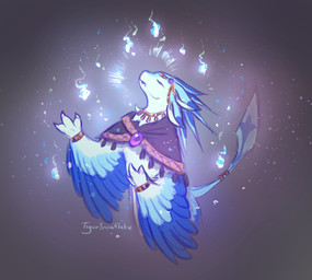 Rating: s
ID: 5541530
Date: 2025-05-01 10:31:00 -0400
Status: active
Score: 36
4_ears ambiguous_gender anthro avali blue_body blue_feathers clothing countershading feathered_crest feathered_wings feathers female_(lore) green_body head_crest hi_res jewelry luvashi multi_ear solo tigersnowflake winged_arms wings wisps post #5541530