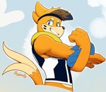 Rating: s
ID: 5644986
Date: 2025-06-15 20:40:22 -0400
Status: active
Score: 1
4_fingers biceps blue_eyes buizel buizelcream clothed clothed_male clothing collar collar_ring deltoids eyebrows fan_character feral fin fingers forearm_muscles forearms fur gear generation_4_pokemon grin grinning_at_viewer hair hat headgear headwear looking_at_viewer male mammal muscular muscular_arms muscular_male mustelid nintendo orange_body orange_fur orange_hair otter partially_clothed partially_clothed_male paws pokemon pokemon_(species) ponyanony roie_(character) shirt smile smiling_at_viewer snout solo sportswear tight_clothing tight_fit tight_shirt tight_topwear topwear triceps post #5644986