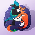 Rating: s
ID: 2360652
Date: 2020-08-07 02:26:56 -0400
Status: active
Score: 23
1:1 4_ears 4_fingers absurd_res ambiguous_gender avali avian biped black_body black_eyes black_feathers black_sclera blue_body blue_eyes blue_feathers blue_sclera cuddling duo eye_contact feather_hair feathered_wings feathers fingers ghil_solae green_body green_feathers hand_on_face herm_(lore) hi_res kaidaanimations looking_at_another lying multi_ear nude on_side orange_body orange_feathers pseudo_hair purple_bedding ralena/ralaku smile white_body white_feathers winged_arms wings post #2360652
