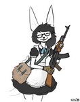 Rating: s
ID: 4524912
Date: 2024-01-09 16:26:17 -0500
Status: active
Score: 20
2022 accessory ak-47 ak_platform anthro assault_rifle blue_ribbon bow_ribbon chimera clock clothed clothing digital_media_(artwork) english_text eyewear female fingers fur fur_tuft glasses gloves grey_hair gun hair handwear hi_res holding_gun holding_object holding_ranged_weapon holding_weapon hybrid inner_ear_fluff maid_uniform mammal morgan's_skate_club morgan_mco'nielson pouch_(clothing) ranged_weapon ribbons rifle simple_background smile solo spacedimsum standing tactical_gloves tail text topwear tuft uniform watch weapon white_background white_body white_fur wristwatch post #4524912
