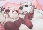 Rating: s
ID: 5629594
Date: 2025-06-08 19:45:27 -0400
Status: active
Score: 1
absurd_res anthro bear bed blush brown_body brown_fur digital_media_(artwork) duo epic_games eyes_closed facial_piercing fingers fortnite fur furniture giant_panda hair hartz_zuri hi_res looking_at_another lying male male/male mammal nose_piercing nose_ring on_bed open_mouth overweight overweight_male piercing pillow polar_bear polar_patroller red_scarf rendogged ring_piercing romantic romantic_couple scarf simple_background sleeping smile ursine white_body white_fur post #5629594