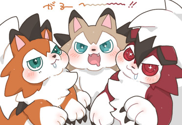 Rating: s
ID: 5664746
Date: 2025-06-24 12:31:04 -0400
Status: active
Score: 28
ambiguous_gender begging begging_pose blue_eyes blush bodily_fluids brown_body brown_fur canid canine drooling dusk_lycanroc feral fur generation_7_pokemon group hi_res kokokokokodari lycanroc mammal midday_lycanroc midnight_lycanroc murdock's_lycanroc nintendo overweight overweight_feral pokemon pokemon_(species) pose red_body red_eyes red_fur saliva smile sparkles sparkling_eyes tan_body tan_fur trio white_body white_fur post #5664746