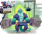 Rating: s
ID: 4823657
Date: 2024-06-02 10:22:07 -0400
Status: active
Score: 24
2022 3_toes 5:4 absurd_res amplifier anthro artist_name blue_jumpsuit bodily_fluids bone cationalfa cito_(cationalfa) clothing coaching count dated dialogue digital_media_(artwork) digitigrade duo engine english_text exercise feet footwear gloves green_body green_scales grimace handwear hi_res improvised_weights jumpsuit lizard lizard_tail lizardman male manly mask mechanic muscular muscular_anthro muscular_male open_jumpsuit pecs pointy_speech_bubble red_body red_scales reptile scales scalie screen shoes skull skull_mask speech_bubble spiked_tail spikes spikes_(anatomy) sweat tail text tico_(cationalfa) toeless_footwear toeless_shoes toes vein veiny_muscles weightlifting workout yellow_eyes post #4823657