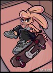 Rating: s
ID: 5667408
Date: 2025-06-25 17:58:40 -0400
Status: active
Score: 9
absurd_res anthro black_border blackmore blair_(blackmore) border bottomwear clothing female footwear freckled_face freckles hi_res lagomorph leporid mammal pants piercing rabbit rabbit_ears ramp shirt shoes signature skateboard tank_top topwear vehicle y2k_(fashion) post #5667408