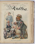 Rating: s
ID: 5576071
Date: 2025-05-16 06:57:03 -0400
Status: active
Score: 2
1897 19th_century abraham_hall absurd_res ancient_art animal_humanoid beard black_text bow_tie caption charles_dana checkered_suit clothing double-breasted facial_hair felid felid_humanoid frederick_opper hair hat headgear headwear hi_res holding_clothing holding_hat holding_headgear holding_headwear holding_object human humanoid jacket mammal mammal_humanoid markings mustache necktie oswald_ottendorfer pantherine pantherine_humanoid pattern_clothing pattern_shirt pattern_topwear political_cartoon politics poster public_domain puck_(magazine) richard_croker ring seth_low shirt straw_hat striped_clothing striped_markings striped_shirt striped_tail striped_topwear stripes suit tail tail_markings tammany_tiger tape_measure text tiger_humanoid topwear white_hair post #5576071