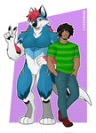 Rating: s
ID: 4404868
Date: 2023-11-09 19:43:42 -0500
Status: active
Score: 8
anthro canid canine clothed clothing digital_media_(artwork) duo hi_res human male male/male mammal nandarazzi phillip_jr_(sketchy_pc) sparks_(sparkshuskyy) post #4404868