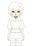 Rating: s
ID: 5314327
Date: 2025-01-17 23:52:27 -0500
Status: active
Score: 3
absurd_res accessory afro animatronic anthro anuvisur_(artist) bottomwear bovid breasts caprine clothed clothing collar crop_top digital_media_(artwork) female fur hair hair_accessory hi_res looking_at_viewer machine mammal open_mouth robot sha_(twf) sheep shirt shorts simple_background smile solo the_walten_files thick_thighs topwear white_body white_fur wool_(fur) yellow_eyes post #5314327