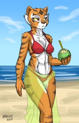 2017 abs anthro beach beverage bikini breasts clothing coconut coverup feline female food fruit fur heresy_(artist) kung_fu_panda mammal master_tigress multicolored_fur orange_fur outside red_eyes sea seaside sketch solo stripes swimsuit tiger two_tone_fur water white_fur yellow_sclera
Rating: Safe
Score: 15
User: HeresyArt
Date: June 25, 2017 2017 abs anthro beach beverage bikini breasts clothing coconut coverup feline female food fruit fur heresy_(artist) kung_fu_panda mammal master_tigress multicolored_fur orange_fur outside red_eyes sea seaside sketch solo stripes swimsuit tiger two_tone_fur water white_fur yellow_sclera
Rating: Safe
Score: 15
User: HeresyArt
Date: June 25, 2017