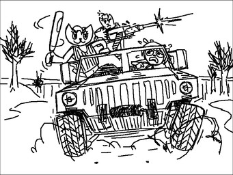 Rating: s
ID: 5194893
Date: 2024-11-20 17:05:19 -0500
Status: active
Score: 19
4:3 aliasing anonymous_artist anthro baseball_bat bat_(object) black_and_white bovid capcom caprine car dead_rising dead_rising_1 digital_media_(artwork) domestic_cat driving felid feline felis female group gun heavy_machine_gun humvee katy_kat lammy_lamb m2_browning ma-san machine_gun mammal monochrome mouse murid murine parappa_the_rapper ranged_weapon rodent sheep shooting sony_corporation sony_interactive_entertainment trio um_jammer_lammy vehicle weapon post #5194893