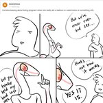 Rating: s
ID: 2509477
Date: 2020-11-30 00:46:09 -0500
Status: active
Score: 307
1:1 anthro ask_blog cavity_storage clothed clothing colubrid comic corn_snake cornelia_(glacierclear) curious_cat dialogue digital_media_(artwork) duo english_text female fully_clothed glacierclear hi_res human human_on_anthro interspecies lampropeltini long_neck looking_at_another male male/female mammal rat_snake red_eyes reptile scalie sitting smile snake speech_bubble stomach_storage text yellow_sclera post #2509477