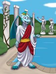Rating: s
ID: 4748842
Date: 2024-04-28 13:37:47 -0400
Status: active
Score: 1
3:4 3_toes ancient_rome anthro blue_body breasts classical_architecture claws clothing column day digitigrade dragon emperor european_mythology featureless_breasts feet female finger_claws hi_res laurel_wreath male membrane_(anatomy) membranous_wings mythological_creature mythological_scalie mythology open_mouth outside plant pool purple_eyes robe roman royalty scalie sculpture sky solo standing statue tail toby_(tobythederg) tobythederg toe_claws toes vines water western_dragon wings post #4748842