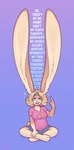 Rating: s
ID: 4716465
Date: 2024-04-12 15:57:38 -0400
Status: active
Score: 12
2022 absurd_res anthro artist_logo artist_name biped blonde_hair blue_eyes bottomwear clothed clothing english_text female hair hi_res hyper hyper_ears inner_ear_fluff lagomorph leporid logo long_ears looking_at_viewer mammal multicolored_body oh_these? open_mouth rabbit shorts simple_background sitting solo taffywabbit text tuft post #4716465