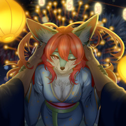 Rating: s
ID: 5688076
Date: 2025-07-05 15:05:37 -0400
Status: active
Score: 12
1:1 absurd_res ambiguous_gender anthro asian_clothing breasts canid canine claws clothing digital_media_(artwork) dori-du duo east_asian_clothing evening female festival fireworks first_person_view fluffy fox fur hair hi_res holidays human human_pov japanese_clothing karthrina kimono lamp lantern lights mammal nails night pointy_ears prick_ears red_hair solo_focus tail post #5688076