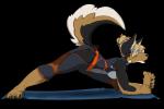 Rating: s
ID: 1431193
Date: 2018-01-19 23:35:28 -0500
Status: active
Score: 74
2017 3:2 4_toes 5_fingers accessory alpha_channel anthro ausar black_body black_fur black_nose bodysuit bra breasts brown_body brown_fur brown_hair butt canid canine claws clothed clothing digital_media_(artwork) ear_tuft eyewear feet female fingers flexible fur goggles grey_eyes hair hair_accessory hair_bun hairband mammal multicolored_body multicolored_fur open_mouth paige_(tits) raised_leg shou simple_background skinsuit snout solo sports_bra stretching tail tail_tuft thick_thighs tight_clothing toe_claws toes transparent_background trials_in_tainted_space tuft underwear white_body white_fur yoga yoga_mat post #1431193