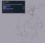 Rating: s
ID: 5635481
Date: 2025-06-11 15:13:06 -0400
Status: active
Score: 0
2022 absurd_res akita anthro bau_(melaisen) beard bodily_fluids bottomwear canid canine canis clothed clothed_anthro clothed_male clothing confusion digital_drawing_(artwork) digital_media_(artwork) domestic_dog eyewear facial_hair fully_clothed fully_clothed_anthro fully_clothed_male glasses greyscale hi_res male male_anthro mammal melaisen monochrome nervous nonbinary_(lore) pants poll portrait question_mark shirt sketch solo spitz sweat t-shirt text text_on_clothing text_on_shirt text_on_topwear three-quarter_portrait topwear twitter post #5635481