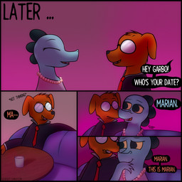 2017 <3 alligator ambiguous_gender anthro blush canine clothed clothing comic crocodile crocodilian crossdressing cup cute date dialogue dog duo embarrassed english_text eyelashes eyewear female fur garbo_(nitw) glass glasses happy holding_(disambiguation) jewelry male male/male malloy_(nitw) mammal necklace necktie night_in_the_woods pearl_necklace reptile scalie seat shirt shot_glass sleufoot sofa speech_bubble table text
Rating: Safe
Score: 3
User: WolfOfBlades
Date: September 21, 2017 2017 <3 alligator ambiguous_gender anthro blush canine clothed clothing comic crocodile crocodilian crossdressing cup cute date dialogue dog duo embarrassed english_text eyelashes eyewear female fur garbo_(nitw) glass glasses happy holding_(disambiguation) jewelry male male/male malloy_(nitw) mammal necklace necktie night_in_the_woods pearl_necklace reptile scalie seat shirt shot_glass sleufoot sofa speech_bubble table text
Rating: Safe
Score: 3
User: WolfOfBlades
Date: September 21, 2017