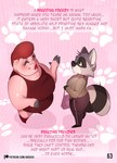 Rating: s
ID: 5646208
Date: 2025-06-16 12:15:55 -0400
Status: active
Score: 10
2025 4_fingers absurd_res ann_coon_(hgoldenbell) anthro argosornstein black_nose bottomwear breasts clothed clothed_anthro clothed_female clothing comic dialogue domestic_pig dress duo english_text eyes_closed eyewear female fingers flashback fur glasses grey_body grey_fur hair hi_res hooved_fingers hooves humanoid_hands jewelry lipstick makeup mammal markings page_number pants pink_body pink_skin procyonid purse raccoon red_hair red_lipstick ring_(marking) ringed_tail smile solo speech_bubble striped_markings striped_tail stripes suid suine sus_(pig) sweater tail tail_markings teeth text tongue topwear url wearing_glasses post #5646208