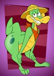 Rating: s
ID: 5607383
Date: 2025-05-29 16:56:17 -0400
Status: active
Score: 6
abstract_background alligator alligatorid alternate_version_at_paywall anthro arched_back axl_gator bent_over butt casual_nudity clothing crocodilian digital_drawing_(artwork) digital_media_(artwork) gavanzude glistening glistening_butt green_body green_scales half-closed_eyes hands_on_knees hands_on_legs hat hat_only headgear headgear_only headwear headwear_only hi_res male mostly_nude multicolored_body narrowed_eyes pear-shaped_figure reptile scales scalie scarf scarf_only sharp_teeth signature smug solo taz-mania teeth two_tone_body wide_hips yellow_body yellow_scales post #5607383