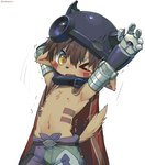 Rating: s
ID: 5540218
Date: 2025-04-30 19:42:37 -0400
Status: active
Score: 8
2024 >_< angrygentoo anthro anthrofied armor belt black_nose blush bottomwear brown_body brown_fur brown_hair cape clothed clothing cybernetic_arm cybernetic_limb cybernetics cyborg digital_media_(artwork) ears_down eyes_closed fangs fur hair hands_behind_head headgear helmet hi_res korean_description machine made_in_abyss male male_anthro mammal multicolored_pants navel one_eye_closed open_mouth pants pivoted_ears raised_tail red_cape red_clothing reg_(made_in_abyss) robot_anthro solo stretching tail teeth topless topless_male yellow_eyes young young_anthro young_male post #5540218
