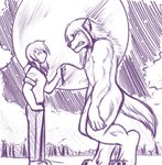 Rating: s
ID: 5651222
Date: 2025-06-18 14:20:51 -0400
Status: active
Score: 8
2021 anthro biped breasts canid canine canis clothed clothed_human clothing collar digitigrade duo eye_contact female full_moon hair hand_on_hip hi_res holding_leash holding_object human leash leashed_collar looking_at_another mammal monochrome moon mythological_canine mythological_creature mythology night nude_anthro outside perfectduwang plant plantigrade ponytail sharp_teeth side_view sketch smile snout standing tail teeth tree werecanid werecanine werecreature werewolf wolf post #5651222