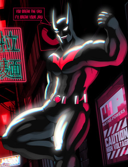 Rating: s
ID: 5688812
Date: 2025-07-05 21:35:28 -0400
Status: pending
Score: 2
absurd_res anthro batman_(series) batman_beyond city clothing cyberpunk dc_comics gotham hi_res human human_only j450n2080 latex male mammal night not_furry solo spandex superhero terry_mcginnis tight_clothing tight_suit post #5688812
