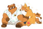 Rating: s
ID: 2256312
Date: 2020-05-14 16:30:07 -0400
Status: active
Score: 71
2020 aloha_shirt animal_crossing anthro apron barazoku belly blue_eyes blush bottomwear brother_(lore) brothers_(lore) brown_body brown_fur canid canine clothing crazy_redd eyes_closed footwear fox fur group hyaku_(artist) kemono male male_penetrating mammal nephew_(lore) nintendo overweight overweight_male pattern_clothing pattern_shirt pattern_topwear penetration raccoon_dog sandals shirt shoes shorts sibling_(lore) simple_background sitting tanuki timmy_nook tom_nook_(animal_crossing) tommy_nook topwear twins_(lore) uncle_(lore) uncle_and_nephew_(lore) white_background post #2256312