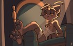 Rating: s
ID: 4379833
Date: 2023-10-28 18:39:52 -0400
Status: active
Score: 249
3_toes anthro bandage barefoot chair cheek_tuft claws clothed clothing conditional_dnp deity digital_media_(artwork) ear_piercing ear_ring egyptian egyptian_clothing egyptian_headdress egyptian_mythology facial_tuft feet fingers foot_focus fur furniture glistening_eyelids headdress headgear headwear hi_res jewelry joji_squirrel joooji lidded_eyes looking_at_viewer male mammal middle_eastern_mythology mythology pawpads paws piercing reclining ring_piercing rodent sciurid solo throne throne_room toe_claws toes tree_squirrel tuft post #4379833