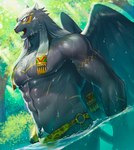 Rating: s
ID: 3497776
Date: 2022-08-10 00:48:35 -0400
Status: active
Score: 28
abs animal_print anthro areola biped black_body black_fur black_wings blush body_hair chest_hair clothed clothing digital_media_(artwork) dripping dutch_angle facial_hair facial_scar fangs felid fur goatee hair half-length_portrait hozunomi leopard_print leopard_print_swimwear leopard_print_thong lifewonders long_hair male mammal muscular muscular_anthro muscular_male nipples open_mouth outside pantherine partially_submerged pecs plant portrait pubes scar shrub solo standing_in_water swimwear_only teeth tezcatlipoca_(tas) tokyo_afterschool_summoners topless tree water wet wings post #3497776