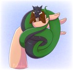 Rating: s
ID: 4530688
Date: 2024-01-12 15:05:28 -0500
Status: active
Score: 7
2022 ambiguous_gender apode belly between_fingers black_belly black_body black_eyebrows black_fur black_nose black_skin blue_eyes brown_clothing brown_jacket brown_jacket_vest brown_topwear brown_vest canid canine canis clothing coiling_around_fingers desic_(naga) disembodied_hand draconcopode duo eyebrows falirchik fur green_back green_body green_skin hands_together hands_under_head head_on_hand head_on_hands hi_res holding_character humanoid_hands hybrid jacket jacket_vest lamia legless looking_at_viewer male mammal micro micro_between_fingers micro_in_hand reptile scalie serpentine simple_background size_difference smaller_male snake solo_focus split_form tan_clothing tan_shirt tan_topwear topwear vest white_background white_collared_shirt wolf post #4530688